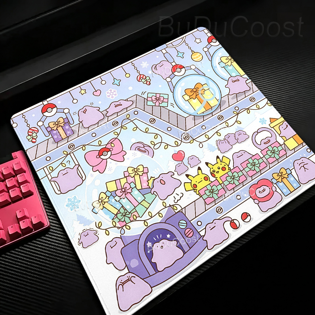 Tech Desktop Accessories - Small Mousepad Cute Ditto Rubber Mouse
