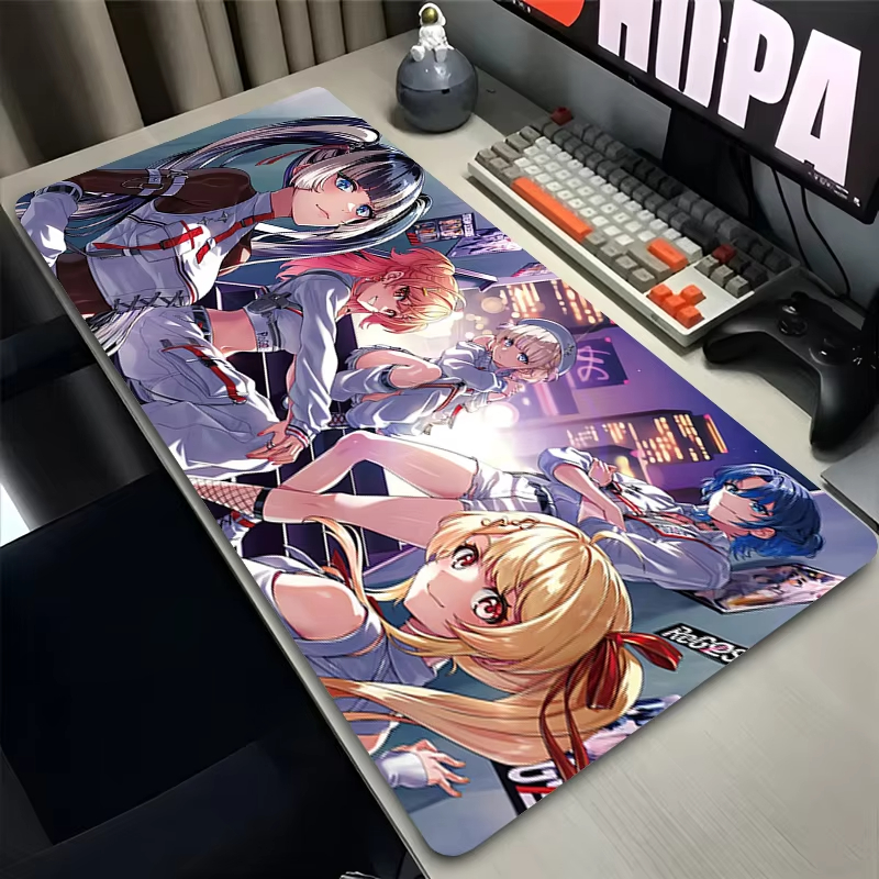Tech Desktop Accessories - Large Mouse Pad Anime Girl, Non-Slip