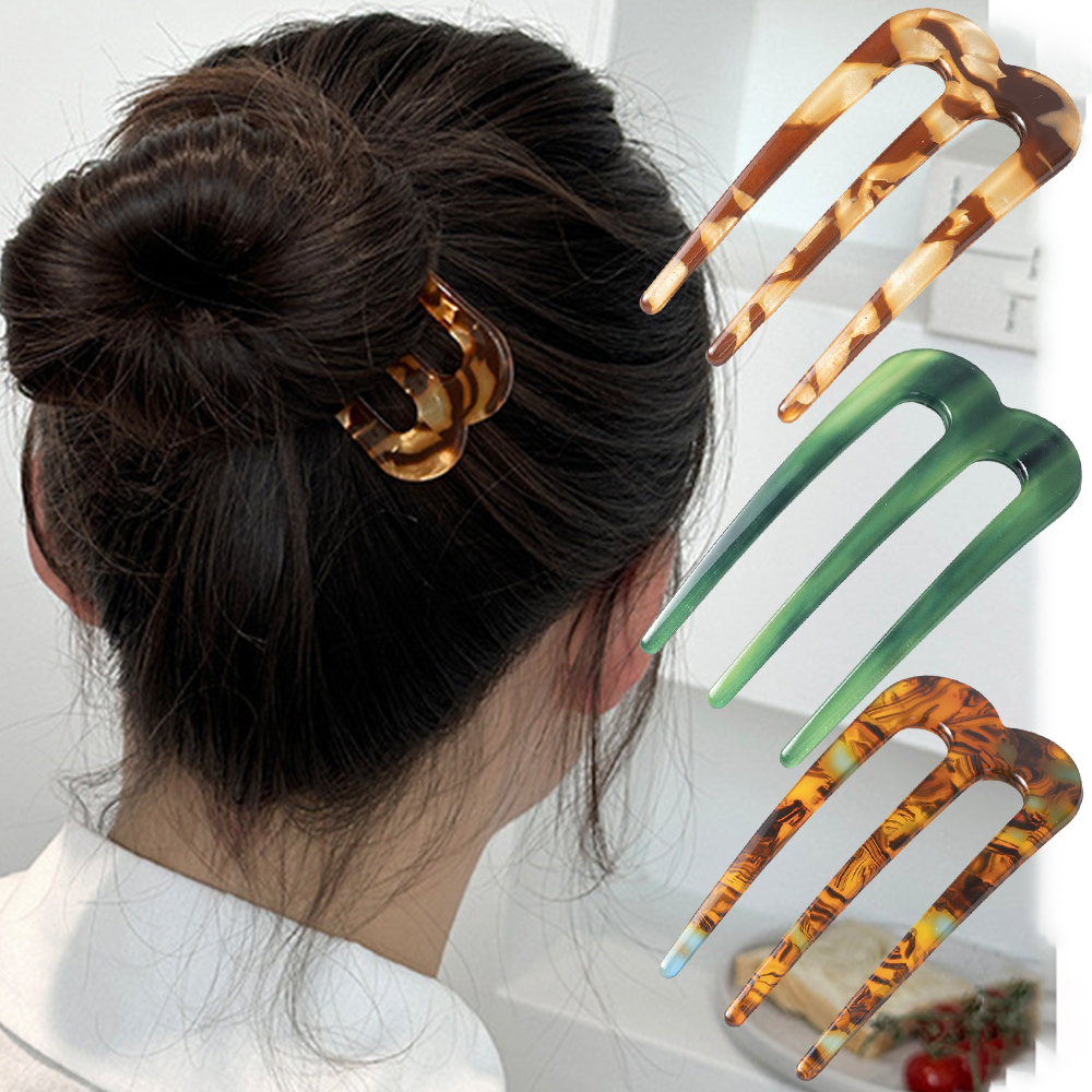 Tech Accessories Women - Acetic Acid Hair Forks Three Teeth