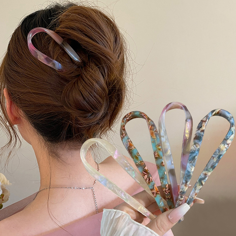 Tech Accessories Women - U-Shaped Hair Sticks Acetate Acrylic Hair