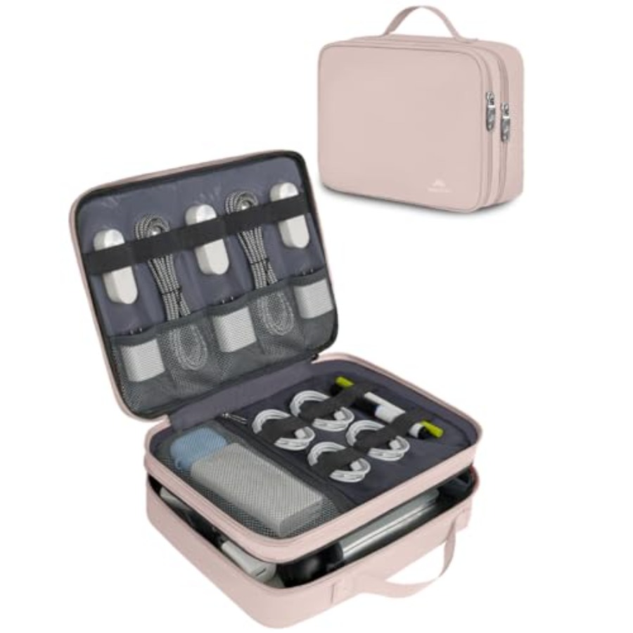 Tech Accessories Travel Bag - Travel Cord Organizer for Women Large