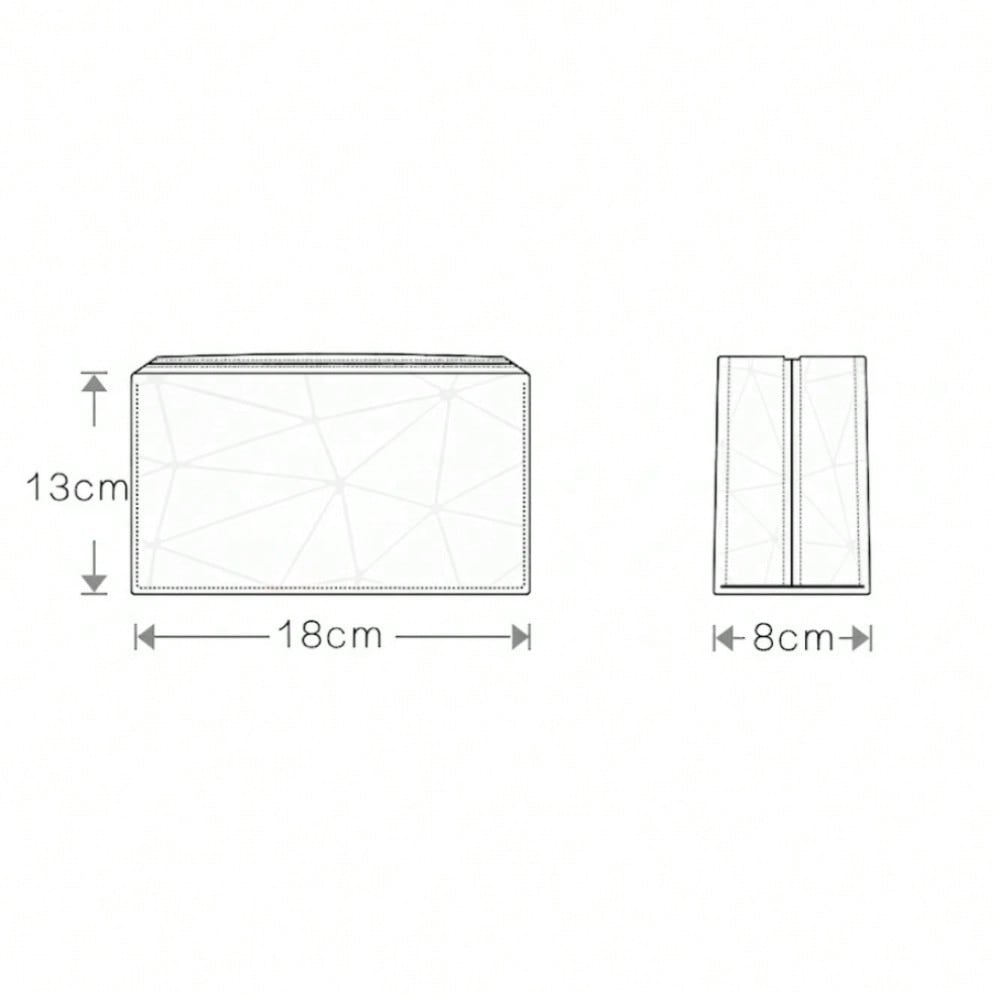 Geometric Luminous Makeup Bag  - Tech Accessories Travel Bag 评论和价格