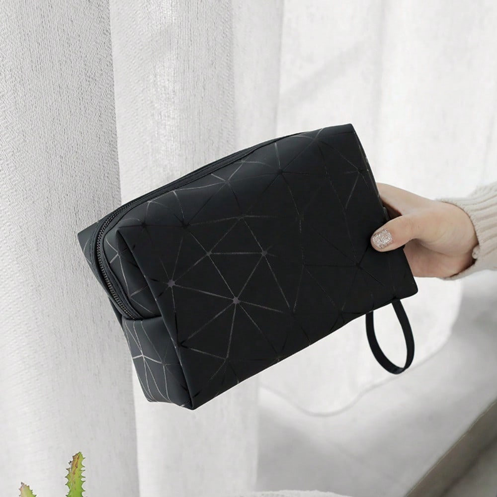 Geometric Luminous Makeup Bag  - Tech Accessories Travel Bag 评论和价格
