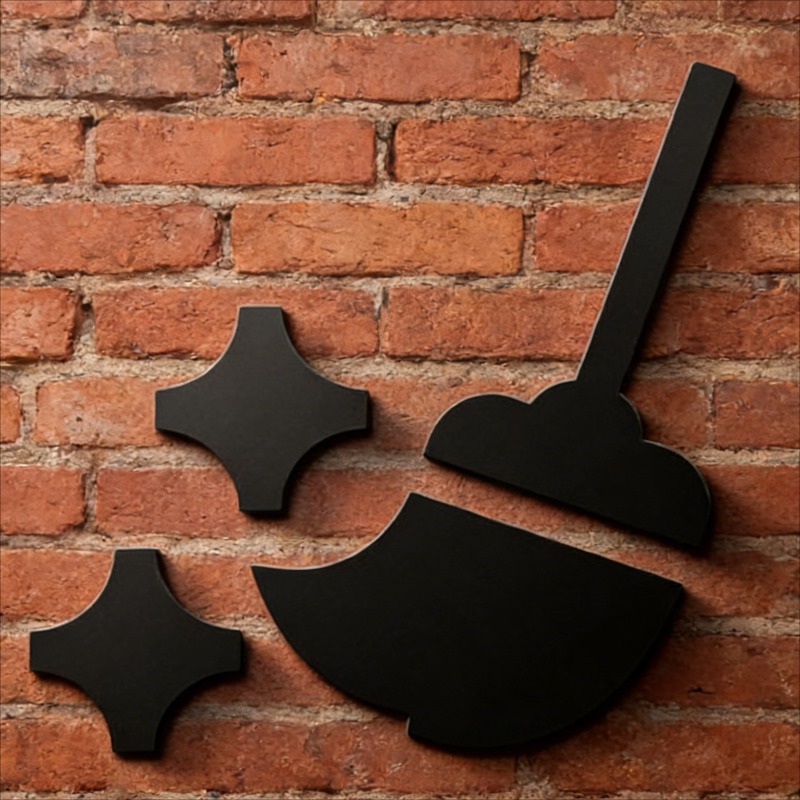 3D Acrylic Washroom Sign Self- - Tech Room Accessories 评论和价格