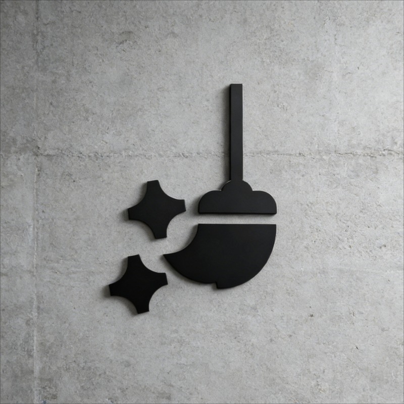 3D Acrylic Washroom Sign Self- - Tech Room Accessories 评论和价格