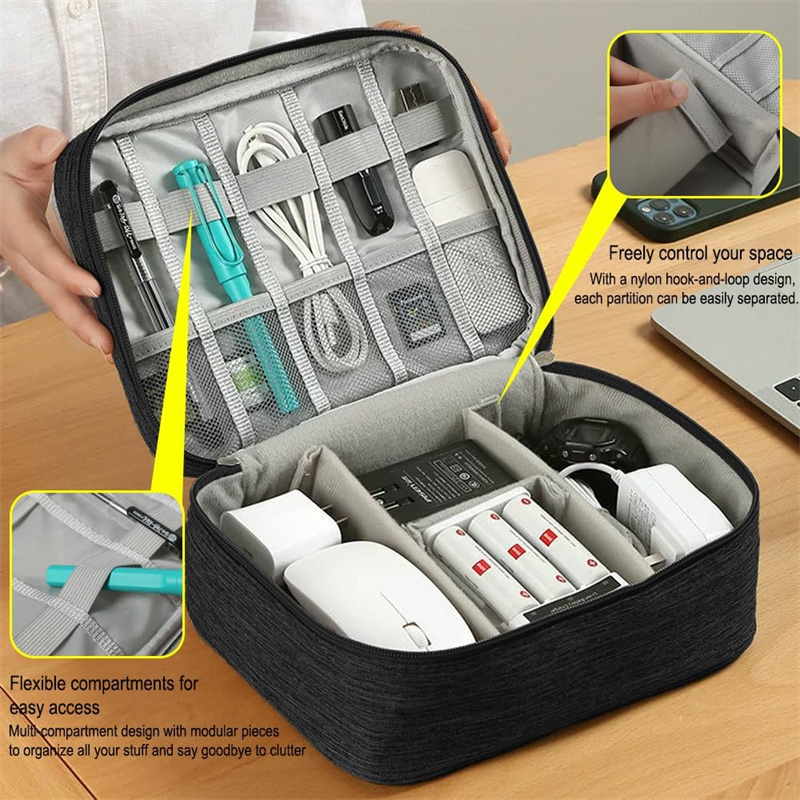 Travel Cable Organizer Case Mu - Tech Room Accessories 评论和价格