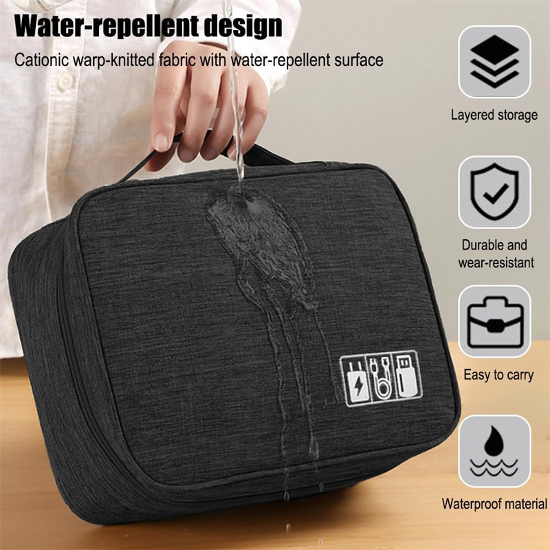 Travel Cable Organizer Case Mu - Tech Room Accessories 评论和价格