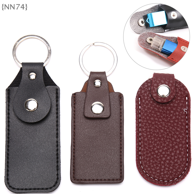 Leather Key Ring Case for USB  - Jet Tech Accessories 评论和价格