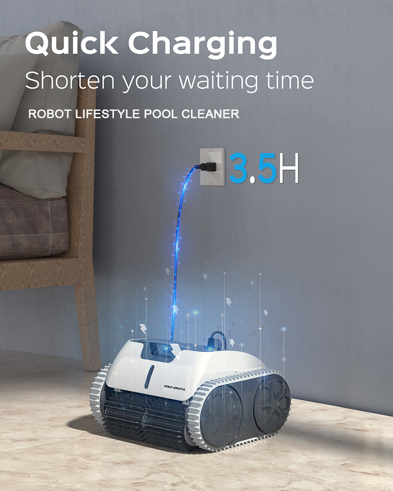 Robotic Swimming Pool Cleaner  - Power Bank Wireless 评论和价格
