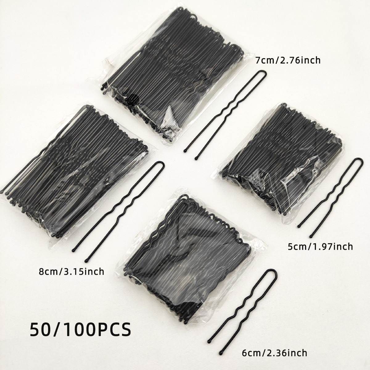 50/100 PCS Women 5/6/7/8 cm Ha - Tech Accessories Women 评论和价格