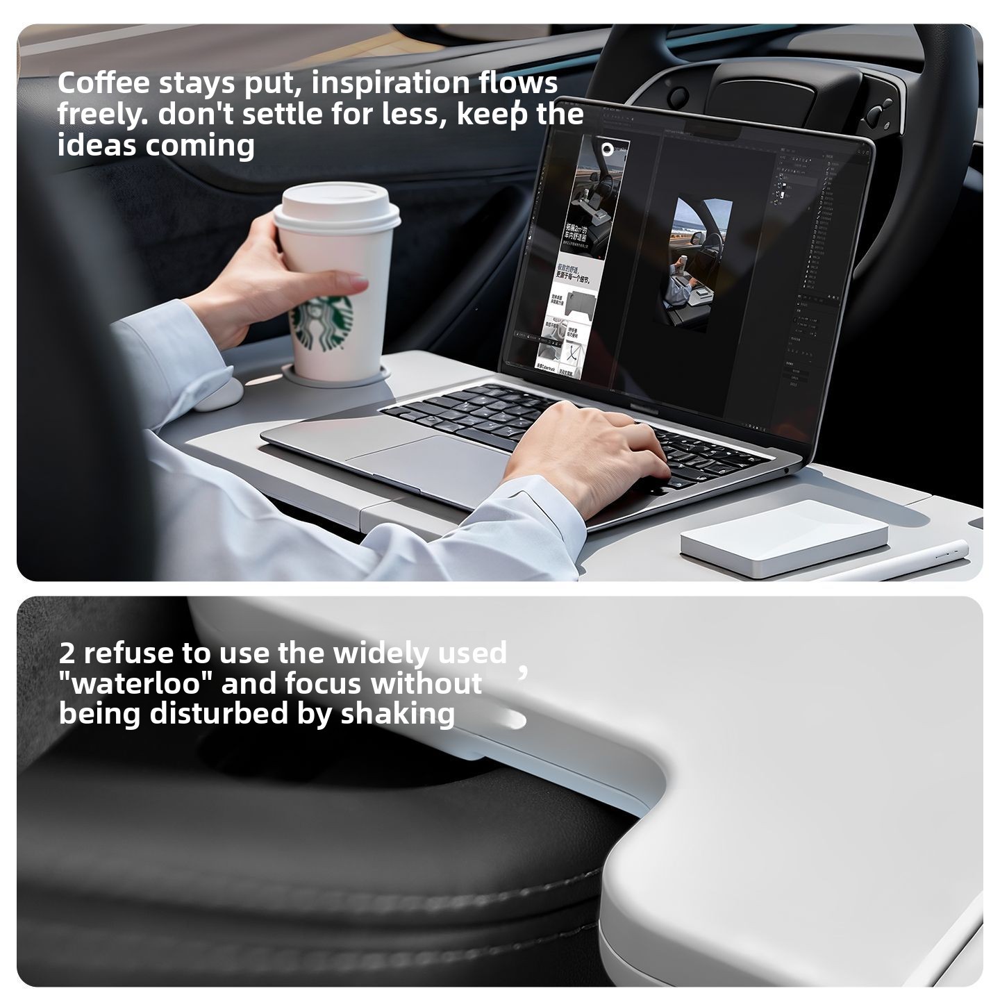 Foldable Car Desk For Tesla Mo - Tech Car Accessories 评论和价格