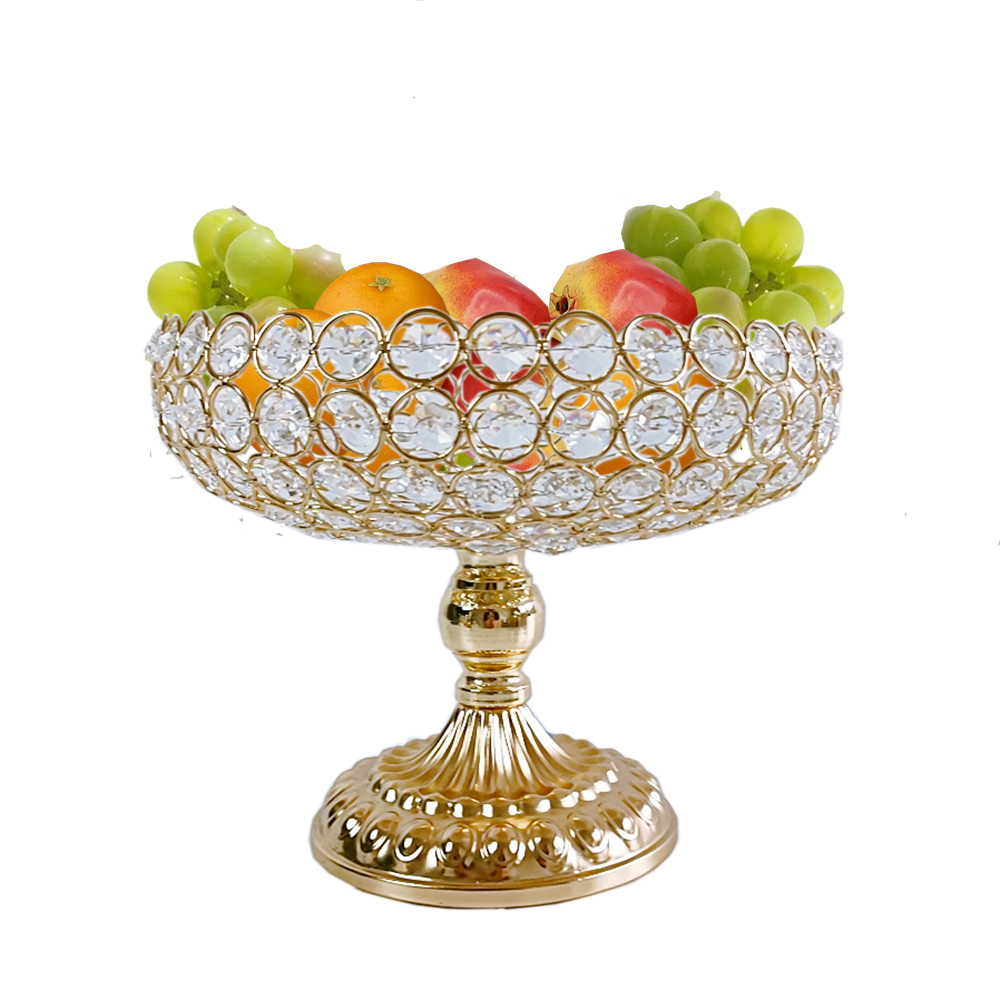 1pcs Crystal Fruit Gold living - Tech Room Accessories 评论和价格