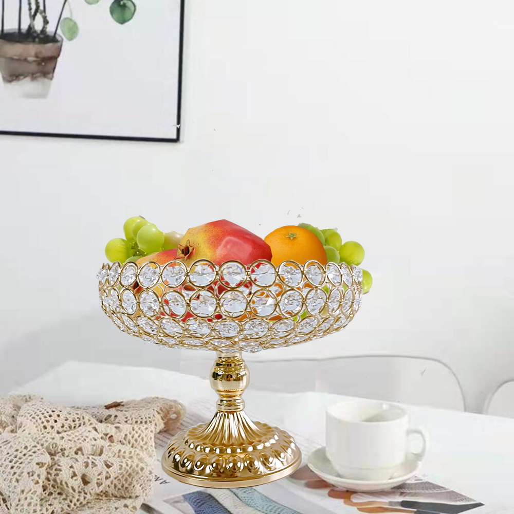 1pcs Crystal Fruit Gold living - Tech Room Accessories 评论和价格