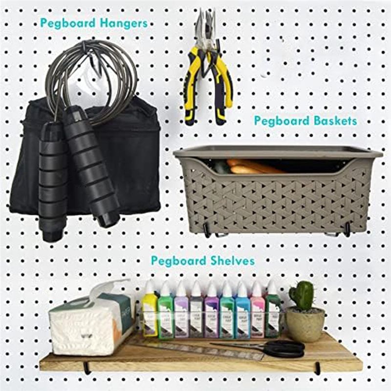 75STO-Peg Board Shelf Hooks, 8 - Tech Room Accessories 评论和价格