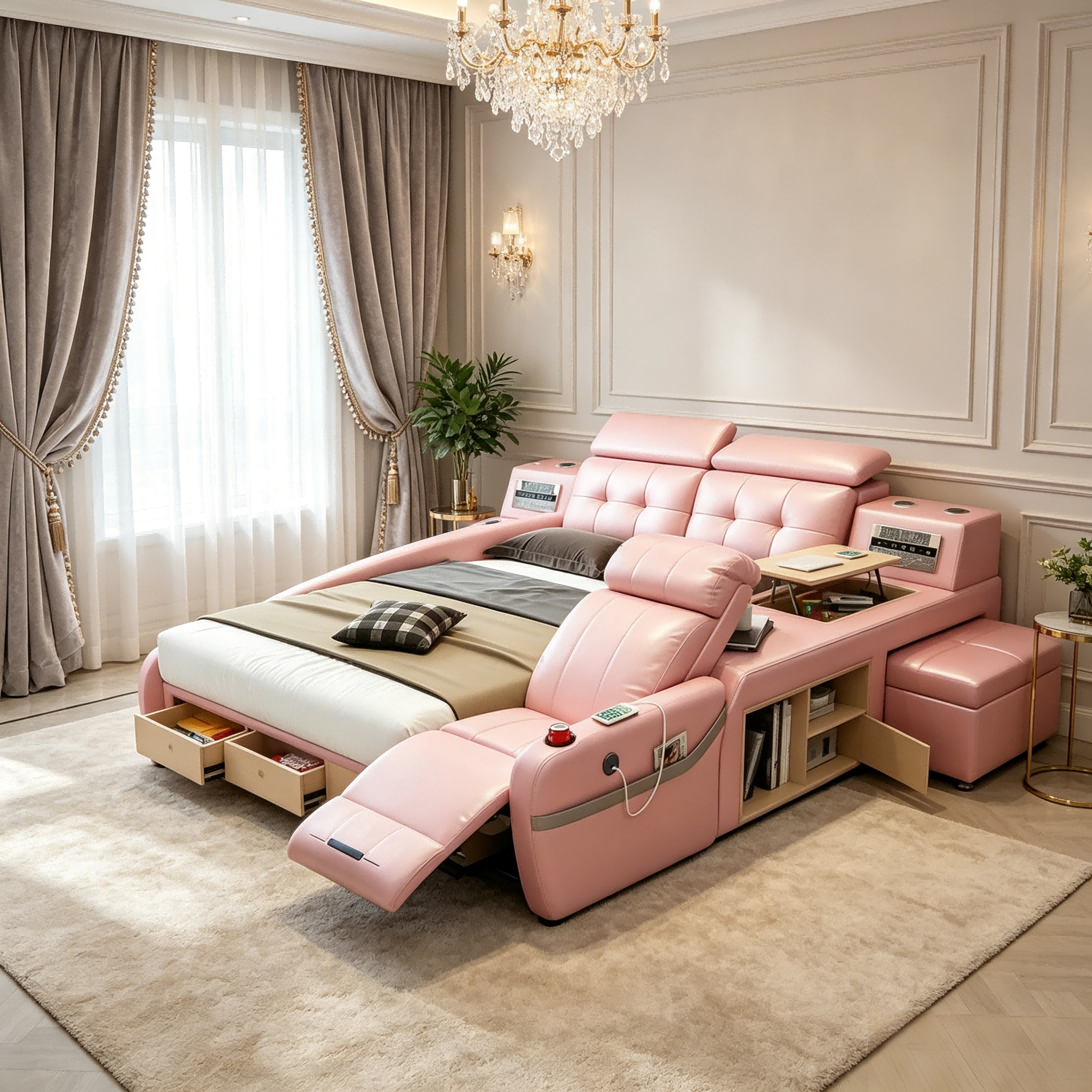 MS-Couch Electric Recliner wit - Tech Queen 评论和价格