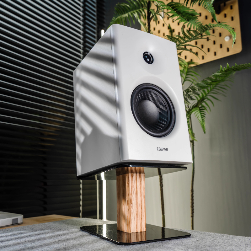 Black Walnut Speaker Stand Des - Tech Room Accessories 评论和价格