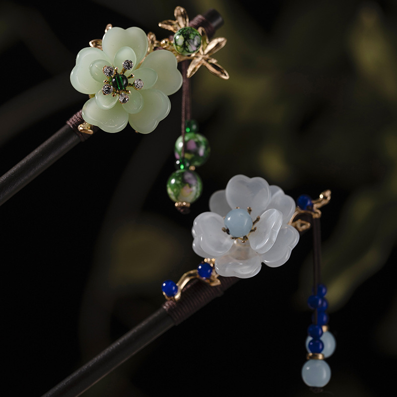 1Pc Wooden Hairpin Headdress f - Tech Accessories Women 评论和价格