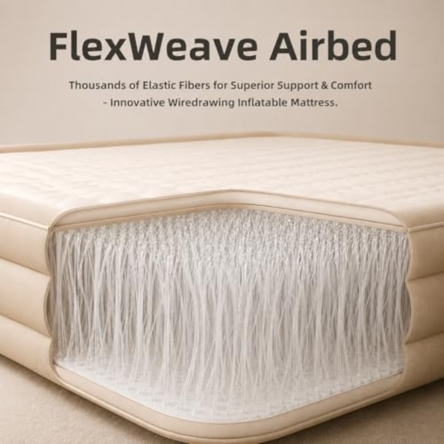Queen Air Mattress for Home Ca - Tech Queen 评论和价格