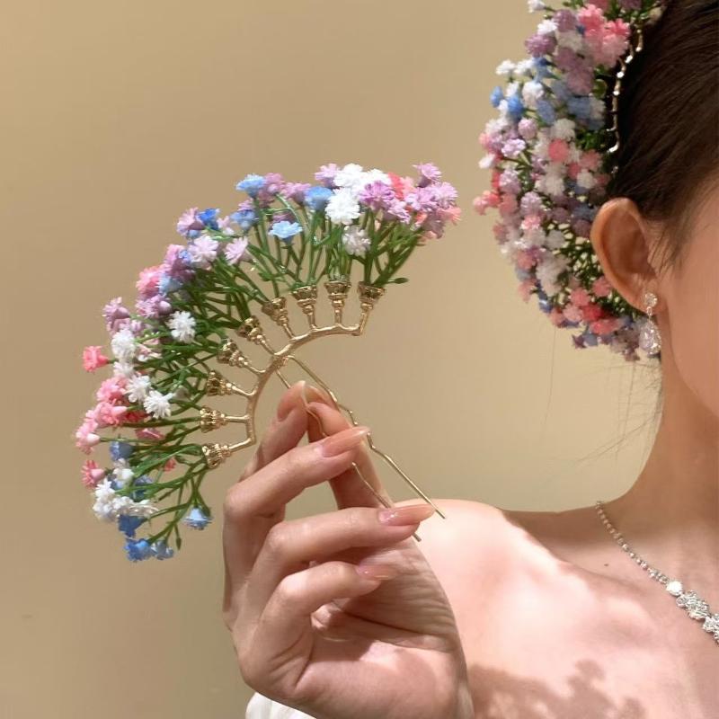 Artificial Flower Bridal Weddi - Tech Accessories Women 评论和价格