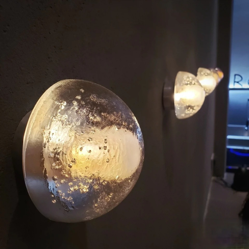 Crystal Glass Wall Lamp Living - Tech Room Accessories 评论和价格