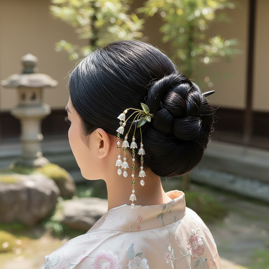 Lily Of The Valley1 Hair Stick - Tech Accessories Women 评论和价格