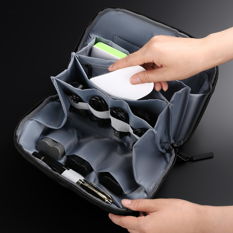 Wide Opening Travel Cable Stor - Tech Accessories Travel Bag 评论和价格