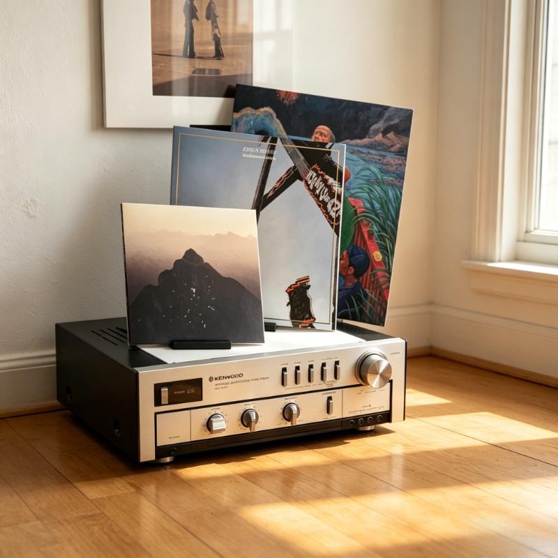 1Pc Minimal Desktop Vinyl Reco - Tech Room Accessories 评论和价格