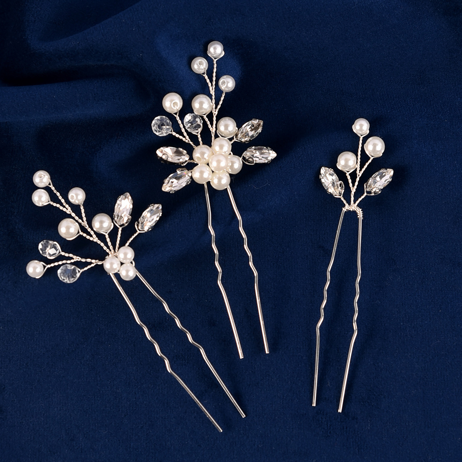 3pcs Bride Hairpin Trendy Hair - Tech Accessories Women 评论和价格