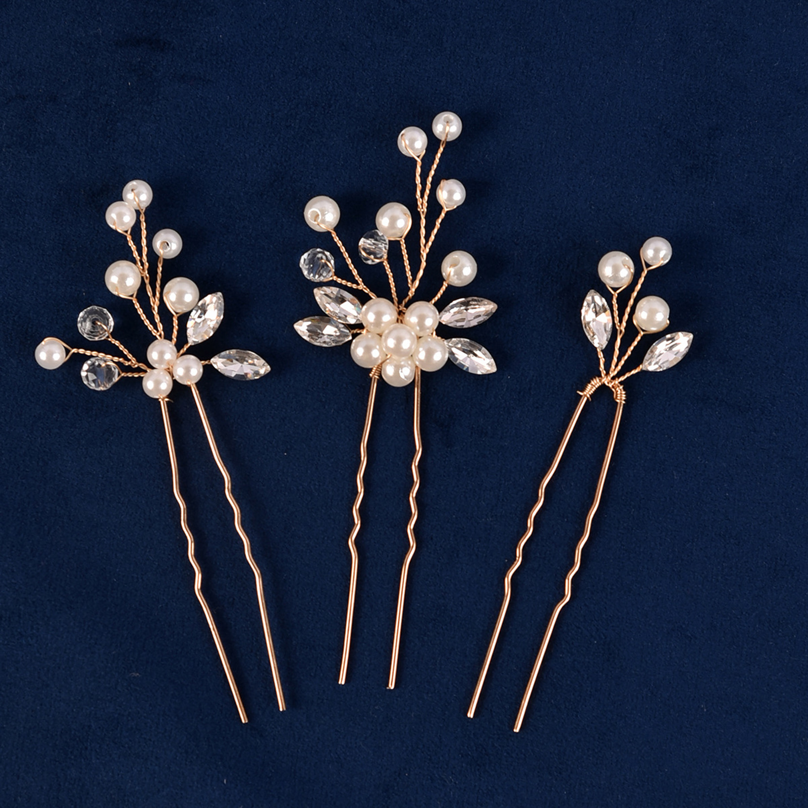3pcs Bride Hairpin Trendy Hair - Tech Accessories Women 评论和价格