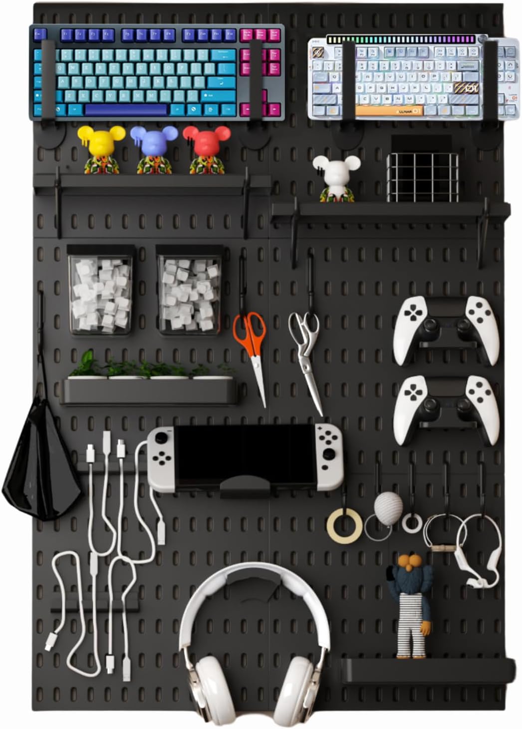 Peg Board Wall Organizer for G - Tech Accessories Images 评论和价格