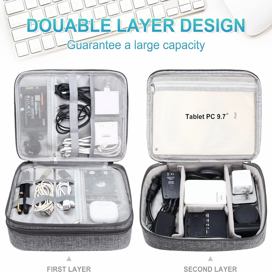 Portable Electronics Organizer - Tech Room Accessories 评论和价格