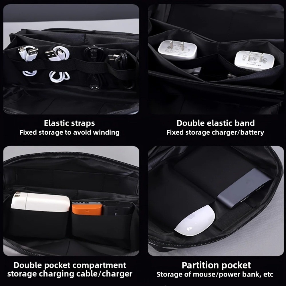 Portable Data Cable Storage Ba - Tech Accessories Travel Bag 评论和价格