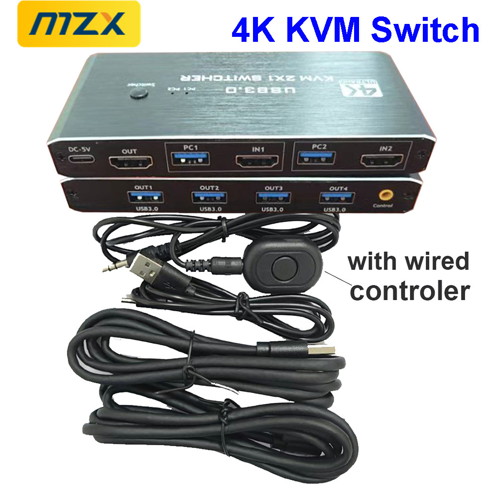 KVM Switch 4K 60Hz Switcher US - Tech Computer Accessories 评论和价格