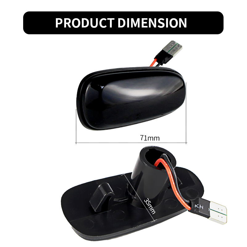 2PCS LED Dynamic Side Marker L - Tech Computer Accessories 评论和价格