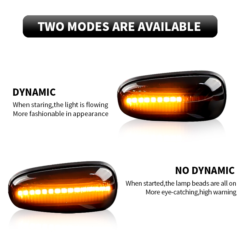 2PCS LED Dynamic Side Marker L - Tech Computer Accessories 评论和价格