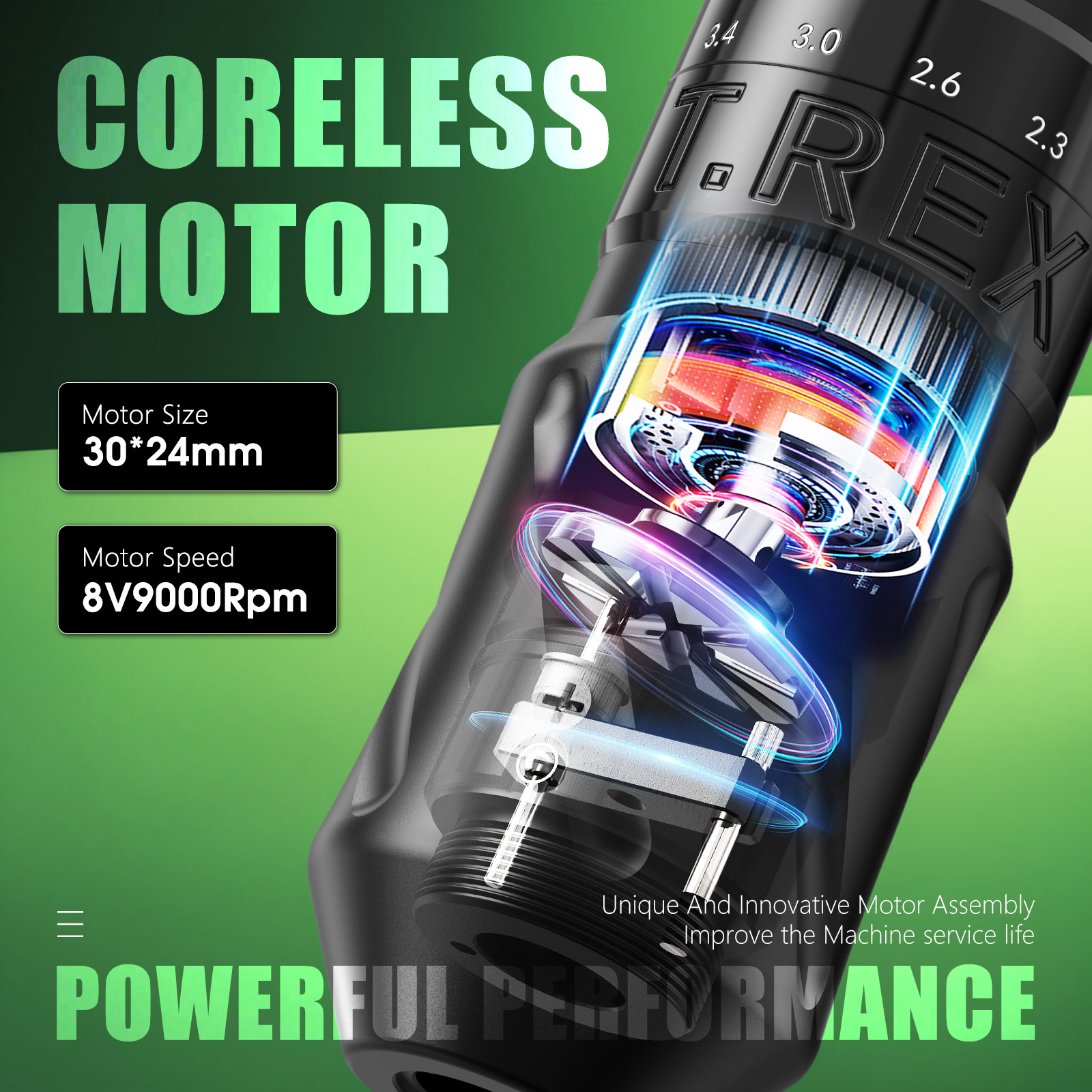 T-Rex Tattoo Pen Machine Wirel - Power Bank Wireless 评论和价格