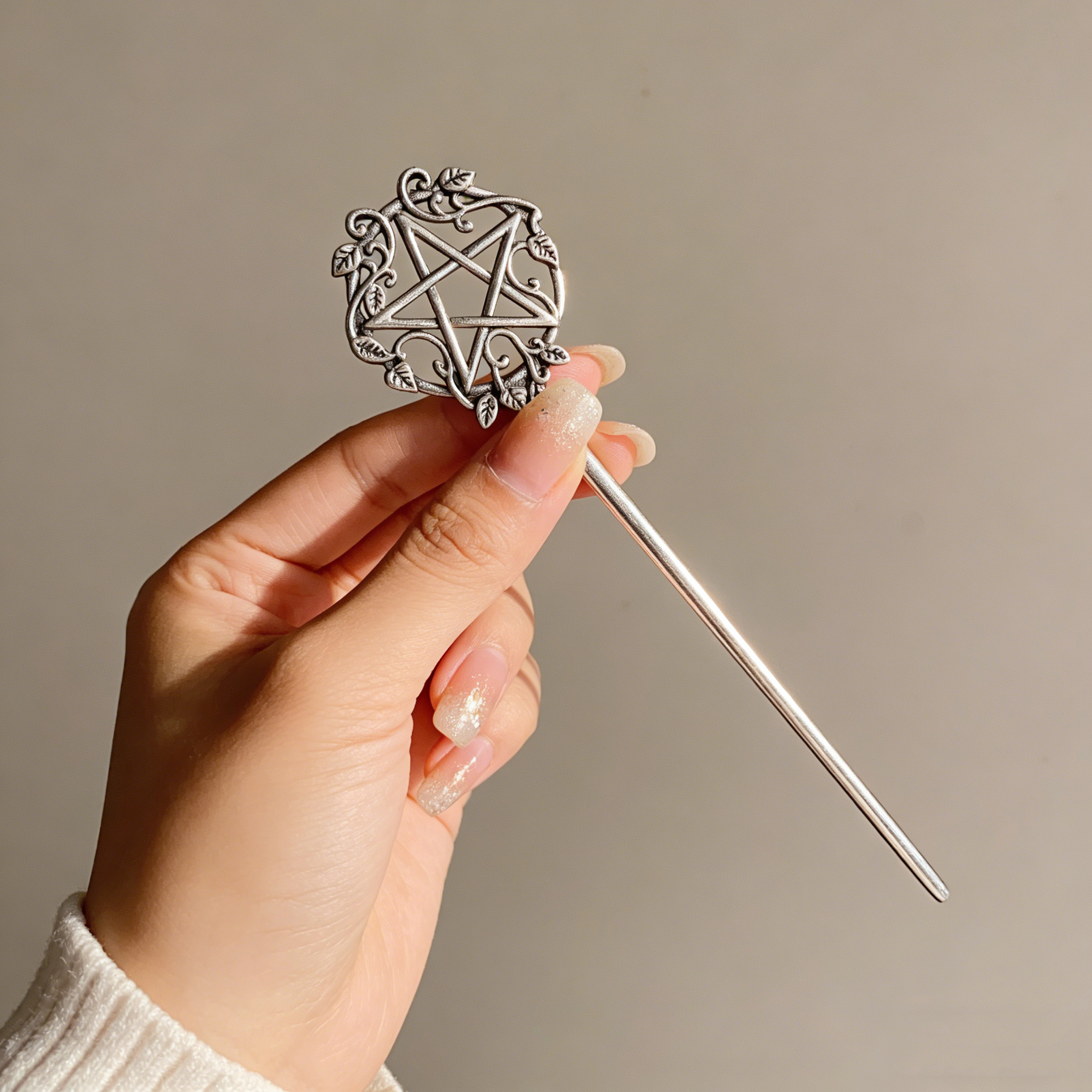 1pc Mystical Pentagram Hair St - Tech Accessories Women 评论和价格
