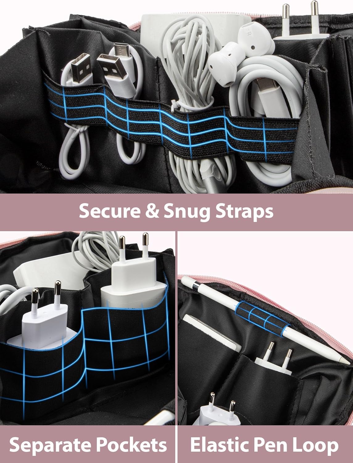 Large Capacity Backpack Organi - Tech Accessories Travel Bag 评论和价格