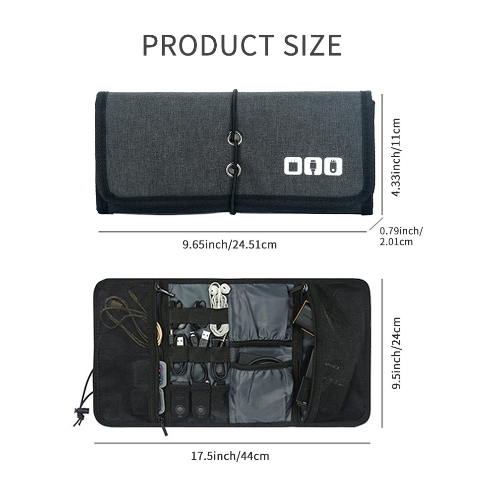Electronic Organizer Cord Pouc - Tech Accessories Travel Bag 评论和价格