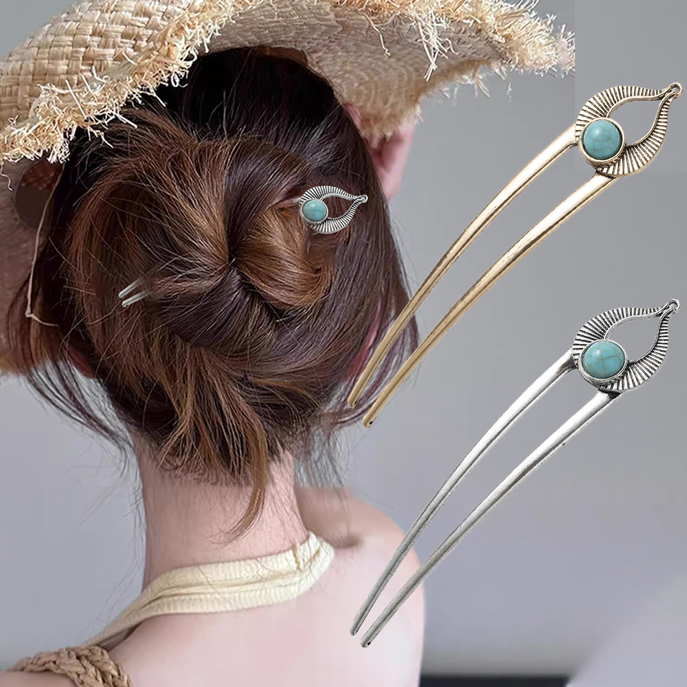 Egypt Turquoise U Shape Hair F - Tech Accessories Women 评论和价格