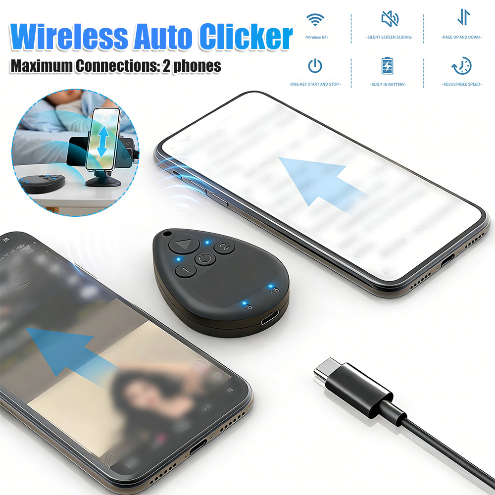 Wireless Auto Clicker with Bat - Power Bank Wireless 评论和价格