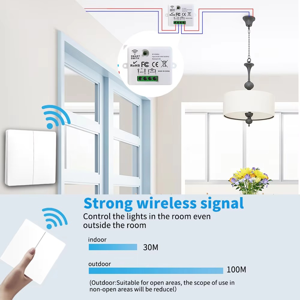 RF433 Self-Powered Wireless Li - Power Bank Wireless 评论和价格