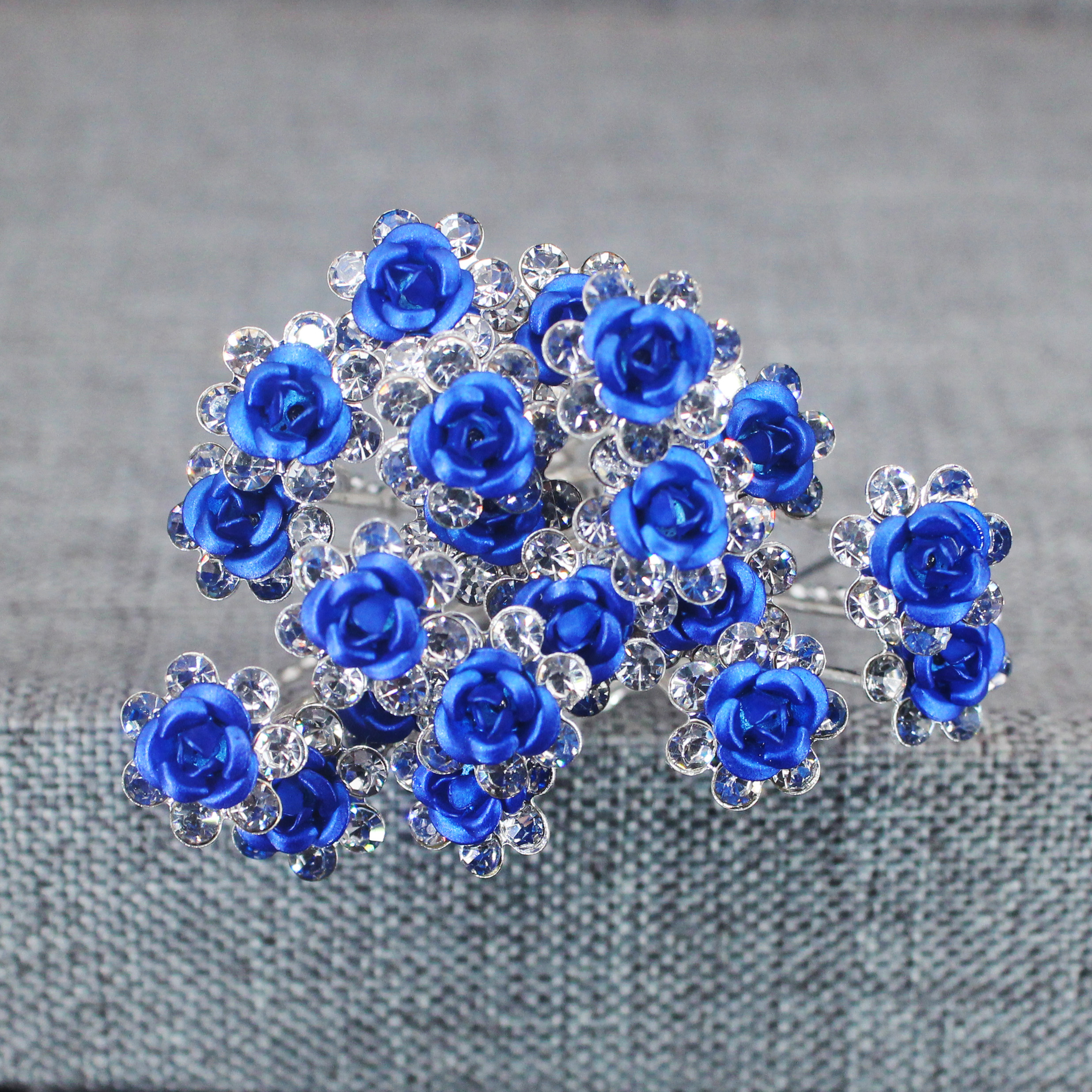 20PCS Rose Flower Rhinestone H - Tech Accessories Women 评论和价格